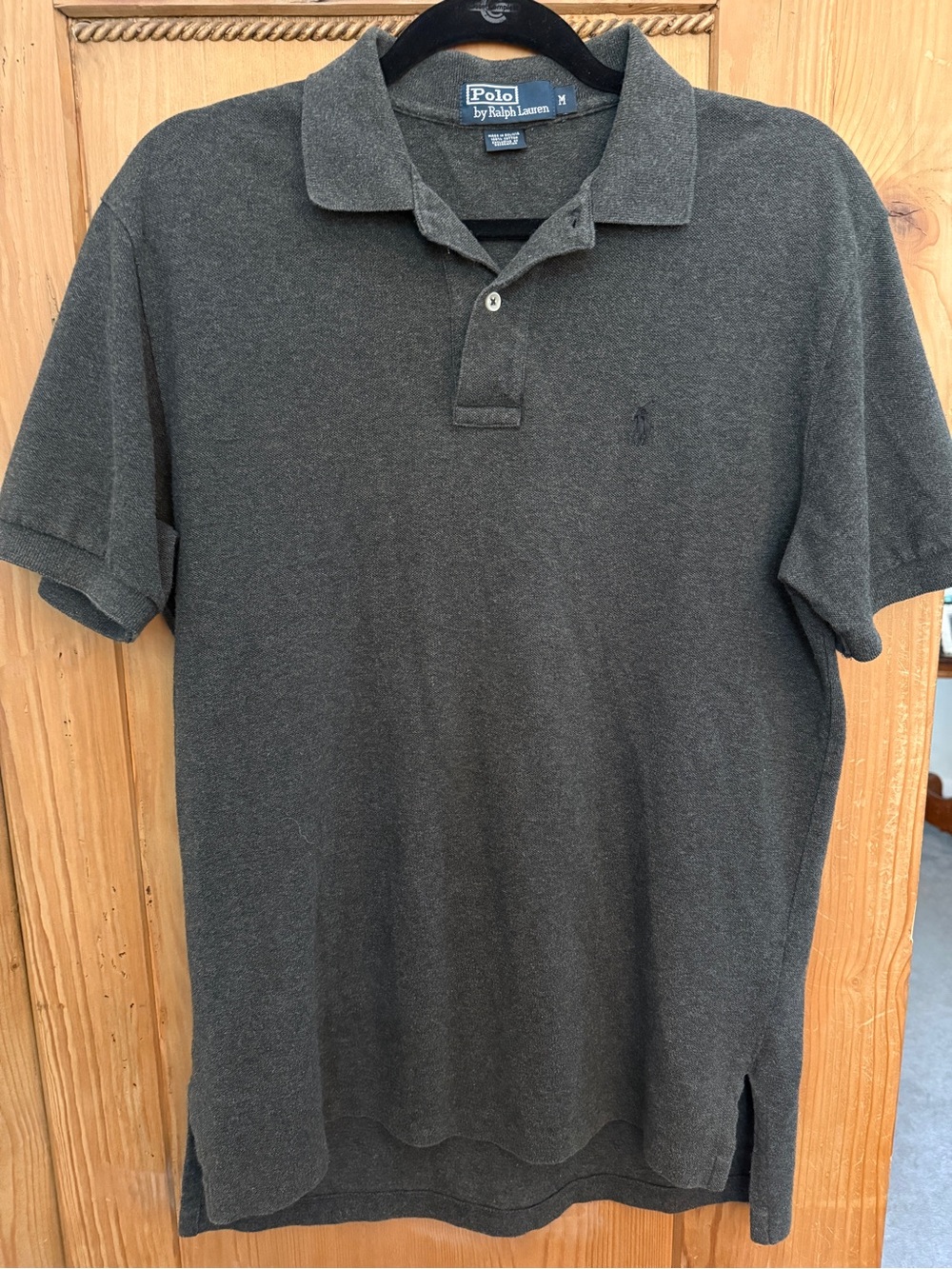 Polo by Ralph Lauren Men's Charcoal Gray Polo Shirt